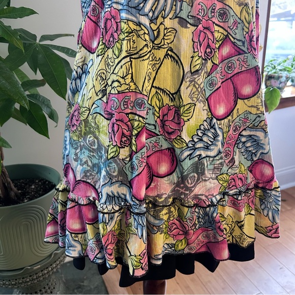 Y2K Fairy Ruffled Halter Top - Picture 2 of 6